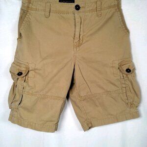 Aeropostale Cargo Shorts Men Size 30 Brown Cotton Classic